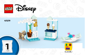 Manual Lego set 43238 Disney Princess Elsas frozen castle