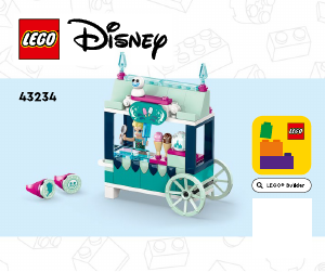 Manuale Lego set 43234 Disney Princess Le delizie al gelato di Elsa