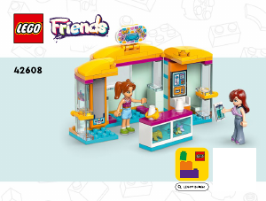 Manuál Lego set 42608 Friends Obchůdek s módními doplňky