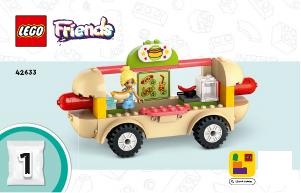Kullanım kılavuzu Lego set 42633 Friends Sosisli Sandviç Arabası