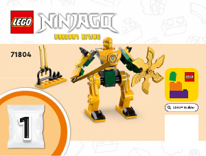 Handleiding Lego set 71804 Ninjago Arins strijdmecha