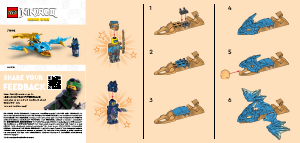 Handleiding Lego set 71802 Ninjago Nyas rijzende drakenaanval