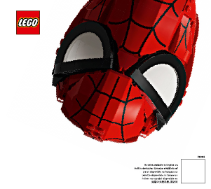 Manual Lego set 76285 Super Heroes Spider-Mans mask