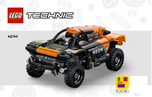 Brugsanvisning Lego set 42166 Technic NEOM McLaren Extreme E-racerbil