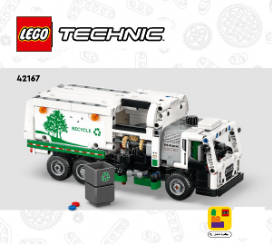 Brugsanvisning Lego set 42167 Technic Mack LR Electric-skraldevogn