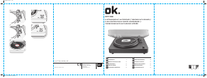 Instrukcja OK OTT 100 Gramofon