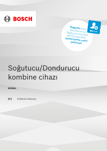 Kullanım kılavuzu Bosch KDN86XWE0N Donduruculu buzdolabı