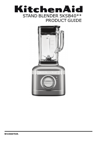 Manual KitchenAid 5KSB4026EPP Blender