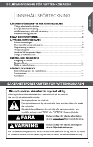 Bruksanvisning KitchenAid 5KEK1722EOB Vattenkokare