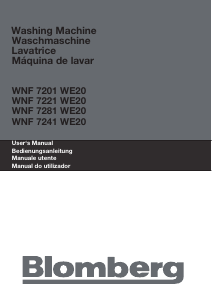 Manuale Blomberg WNF 7281 WE20 Lavatrice