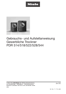 Bedienungsanleitung Miele PDR 514 COP Trockner