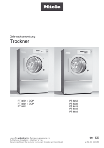 Bedienungsanleitung Miele PT 8253 EL Trockner