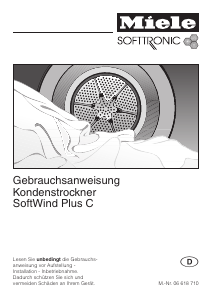 Bedienungsanleitung Miele SoftWind Plus C Trockner