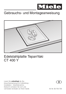 Bedienungsanleitung Miele CT 400 Y Kochfeld