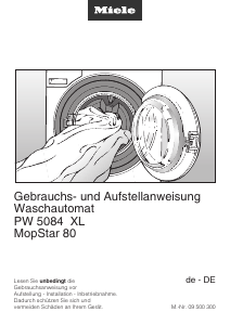 Bedienungsanleitung Miele PW 5084 XL MopStar 80 Waschmaschine