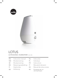 Manuale Wilfa HU4-4W Lotus Umidificatore