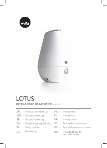 Mode d’emploi Wilfa HU4-4W Lotus Humidificateur