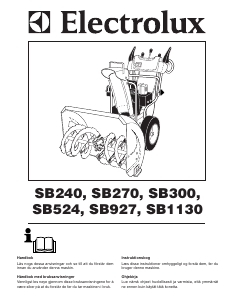 Bruksanvisning Electrolux SB270 Snøfreser