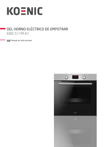 Manual de uso Koenic KBO 511 M A1 Horno