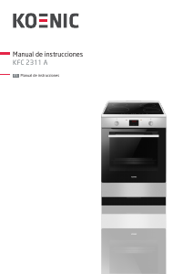 Manual de uso Koenic KFC 2311 A Cocina
