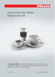 Manual de uso Miele CM 6110 Máquina de café