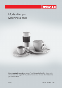 Mode d’emploi Miele CM 6110 Cafetière