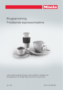 Brugsanvisning Miele CM 6300 Kaffemaskine