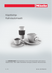 Käyttöohje Miele CM 6300 Kahvikone