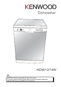 Handleiding Kenwood KDW1274W Vaatwasser