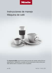 Manual de uso Miele CM 7750 Máquina de café