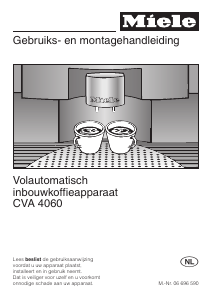 Handleiding Miele CVA 4060 ALU Koffiezetapparaat