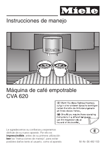 Manual de uso Miele CVA 620-2 Máquina de café