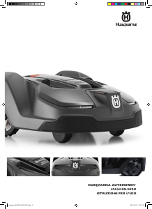 Manuale Husqvarna Automower 430X Rasaerba