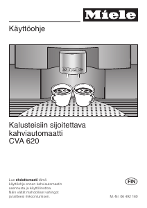 Käyttöohje Miele CVA 620-2 Kahvikone