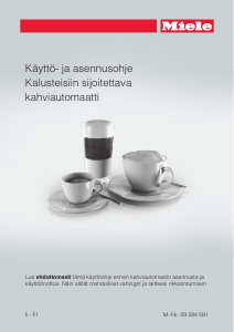 Käyttöohje Miele CVA 6401 Kahvikone