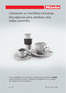 Rokasgrāmata Miele CVA 6805 Kafijas automāts