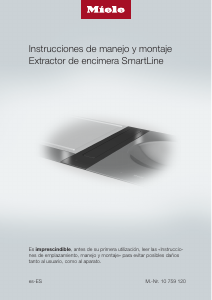 Manual de uso Miele CSDA 7000 FL Campana extractora