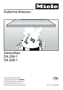 Kullanım kılavuzu Miele DA 209 Davlumbaz