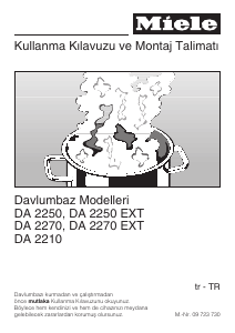 Kullanım kılavuzu Miele DA 2210 Davlumbaz