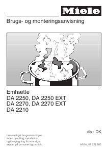 Brugsanvisning Miele DA 2270 Emhætte