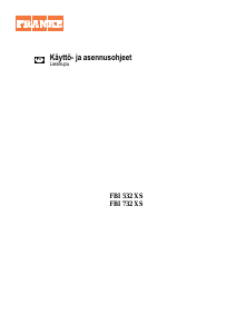 Käyttöohje Franke FBI 732 XS Liesituuletin