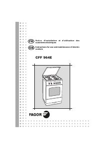 Mode d’emploi Fagor CFF 964E Cuisinière