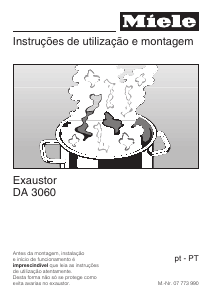 Manual Miele DA 3060 Exaustor