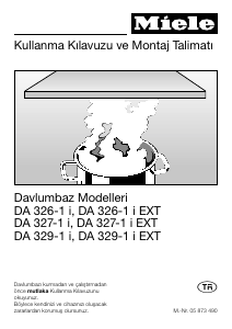 Kullanım kılavuzu Miele DA 326-1 i Davlumbaz