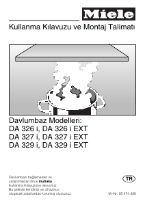 Kullanım kılavuzu Miele DA 329 i Davlumbaz