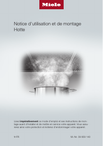 Mode d’emploi Miele DA 3690 Hotte aspirante