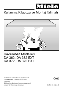 Kullanım kılavuzu Miele DA 372 Davlumbaz