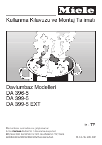 Kullanım kılavuzu Miele DA 396 Davlumbaz