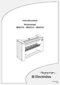 Bruksanvisning Electrolux IB42314 Mangel