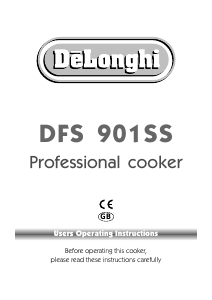 Bruksanvisning DeLonghi DFS 901 SS Spis